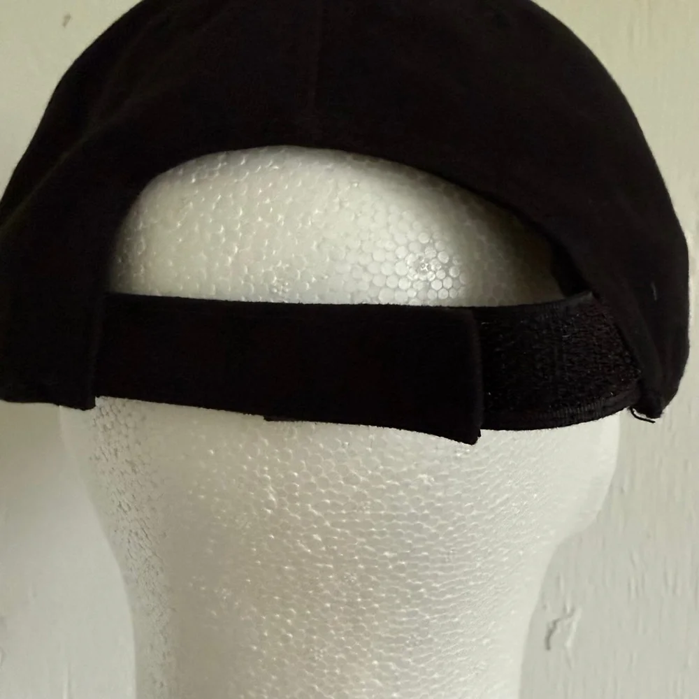 Pendleton Whisky Leather Buck Embroidered Hat | Adjustable Black Cap